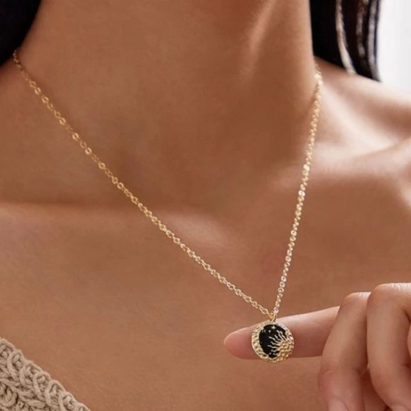 Jewelry - Moon/Stars Golden Charm Necklace